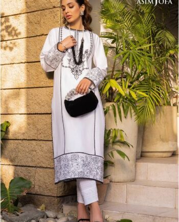 Asim Jofa ajpe-03 embroidered Lawn stitched suit latest collection 2023