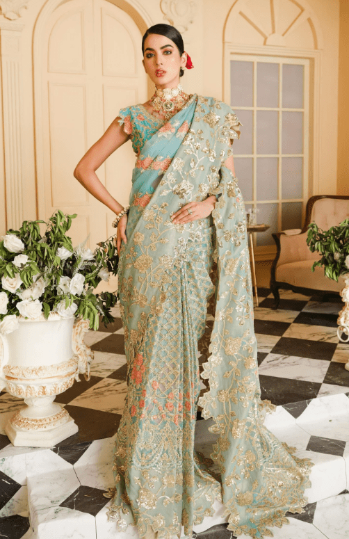 Chiffon Embroidered sk-003 Saree Collection 2023