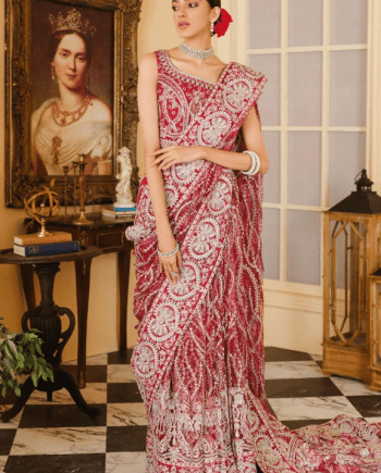 Net Embroidered Saree Collection 2023