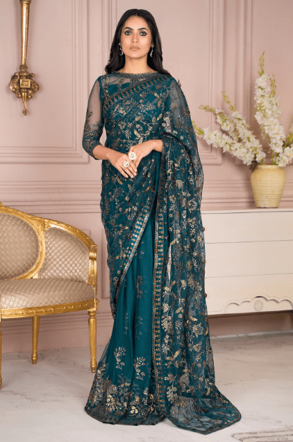 Net EVERGREEN 01 Sequins Saree Latest Collection 2023