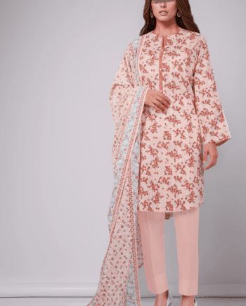 pink Pakistani Lawn Suit