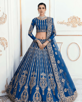 Royal Blue Colour Lehenga