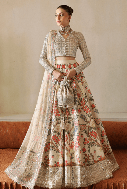 Anushka Sharma Floral Lehenga Latest Weeding Collection 2024