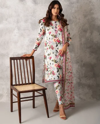 Asim Jofa ASM-07 stitched lawn dress for women – custom size and USA delivery