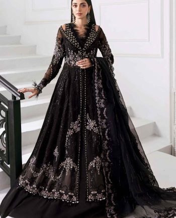 Maria B BD 3004 front view stitched embroidered dress