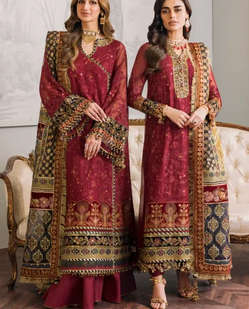 Baroque PK EMBROIDERED CHIFFON CH12-07 Party Wear Dress