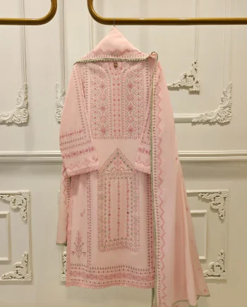 Agha Noor 2 Piece – Embroidered Lawn Suit S112058