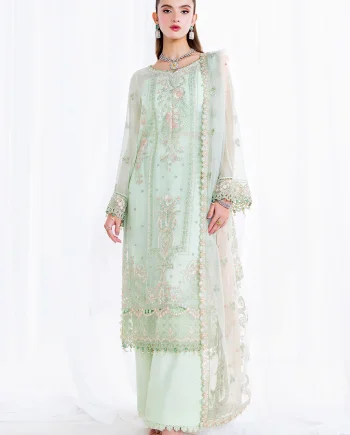 Chiffon fabric dress front view USA – SK-008 by Salai Karai