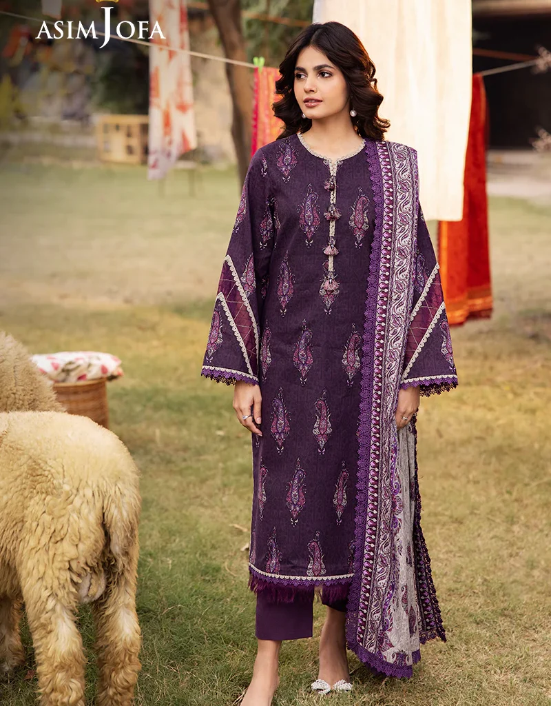 Asim Jofa AJGB-13 Lawn Printed Vol 4 Latest Collection 2024