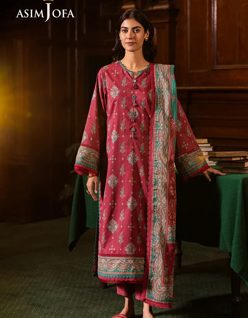 Asim Jofa AJGB-17 Lawn Printed Vol 4 Latest Collection 2024