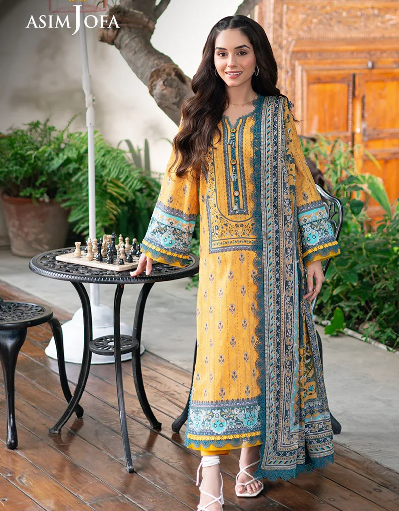 Asim Jofa AJGB-02 Lawn Printed Vol 4 Latest Collection 2024