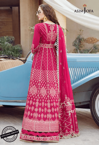 Alternative view of Luxury Party Wear Stiched Embroidered Suit Latest Collection 2022
