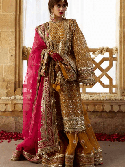 Party Wear Organza Embroidered Wedding Collection 2024