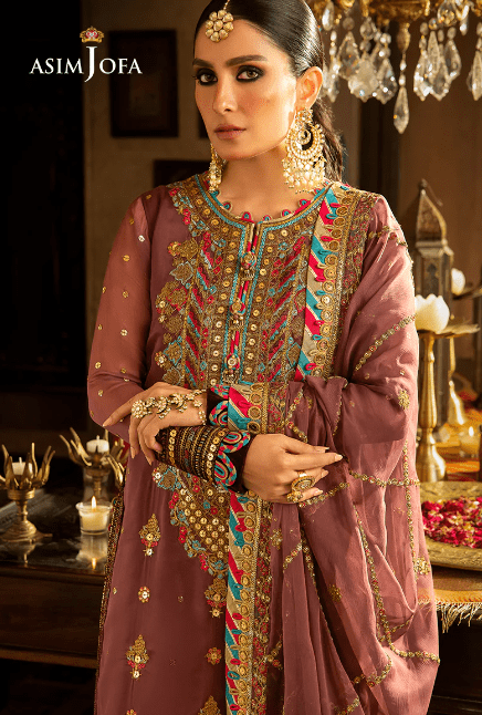 Alternative view of Asim Jofa AJVF 02 Chiffon Collection 2023