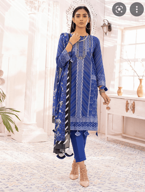 LAWN PRINTED SALWAR KAMEEZ SUMMER COLLECTION 2022 (115)