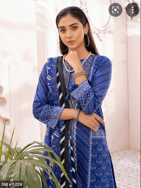 Alternative view of LAWN PRINTED SALWAR KAMEEZ SUMMER COLLECTION 2022 (115)