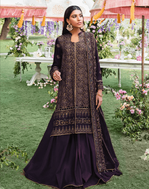 Party Wear Luxury Chiffon Stiched Suit Latest Collection 4