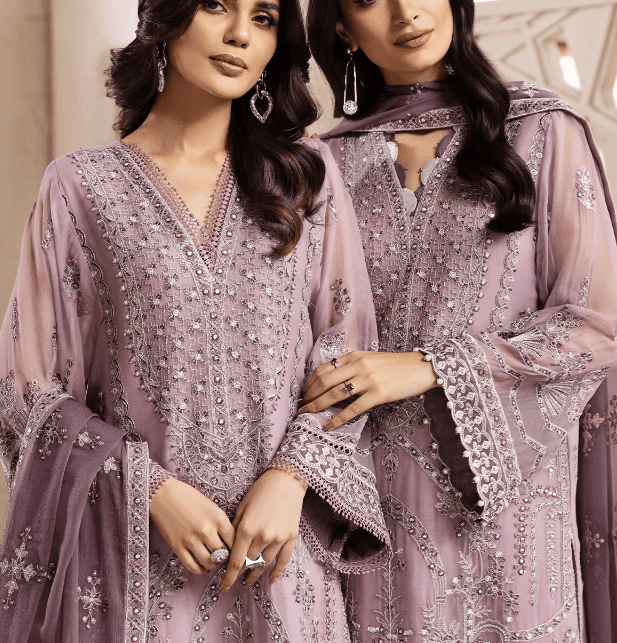 Alternative view of Party Wear Chiffon LENGHA OR Maxi Suit Latest Collection 2022