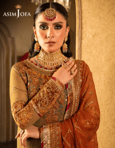 Alternative view of Asim Jofa AJVF 08 Chiffon Collection 2023