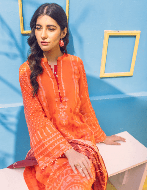 Alternative view of Lawn Printed Salwar Kameez Suit Summer Collection 2022 (160B)