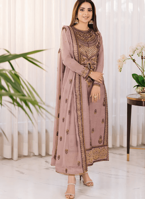 Asim Jofa AJSM-32 Maahru-Noorie MERUB Lawn Stitched Dress Latest Collection 2024