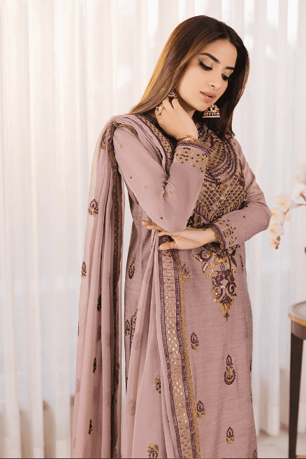 Alternative view of Asim Jofa AJSM-32 Maahru-Noorie MERUB Lawn Stitched Dress Latest Collection 2024