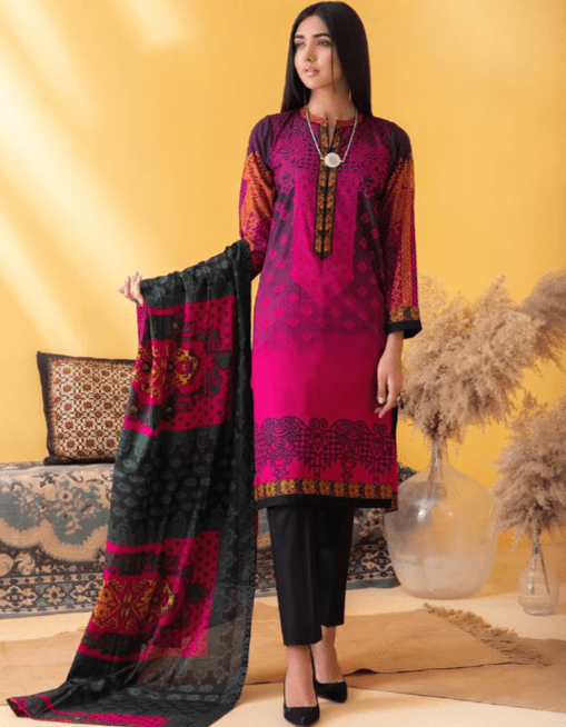Lawn Printed Salwar Kameez Suit Summer Collection 2022 (36A)