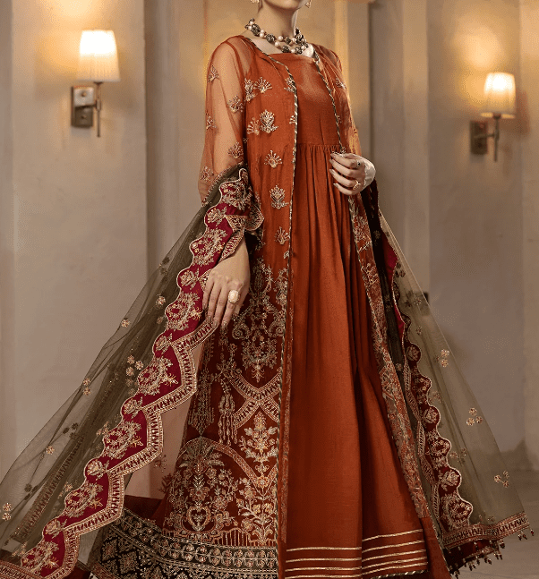 Alternative view of Party Wear Chiffon Salwar Kameez Suit Latest Collection 6