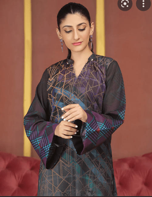 Alternative view of Lawn Digital Printed Kurti & Kurti Summer Collection 2022 (78)