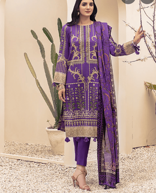 LAWN FORMAL WEAR PRINTED SUIT LATEST COLLECTION 2022 (98B)