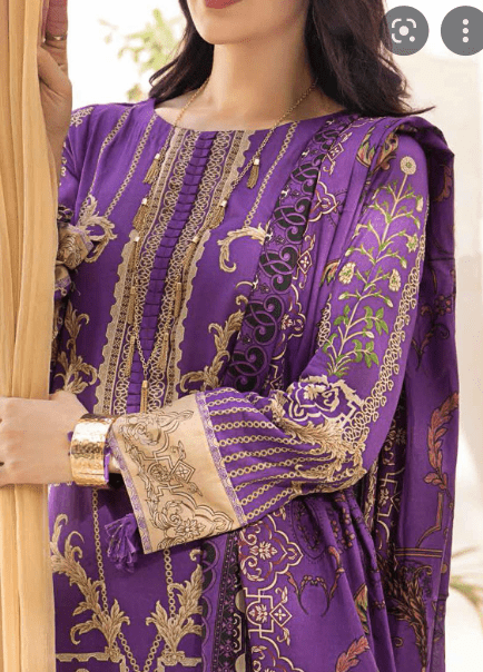 Alternative view of LAWN FORMAL WEAR PRINTED SUIT LATEST COLLECTION 2022 (98B)