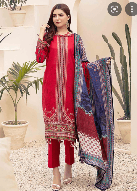 LAWN FORMAL WEAR PRINTED SUIT LATEST COLLECTION 2022 (99B)