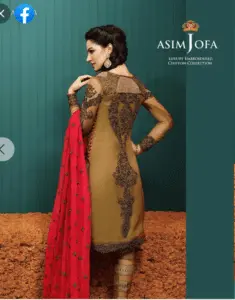 Alternative view of ASIM JOFA PARTY WEAR DRESS