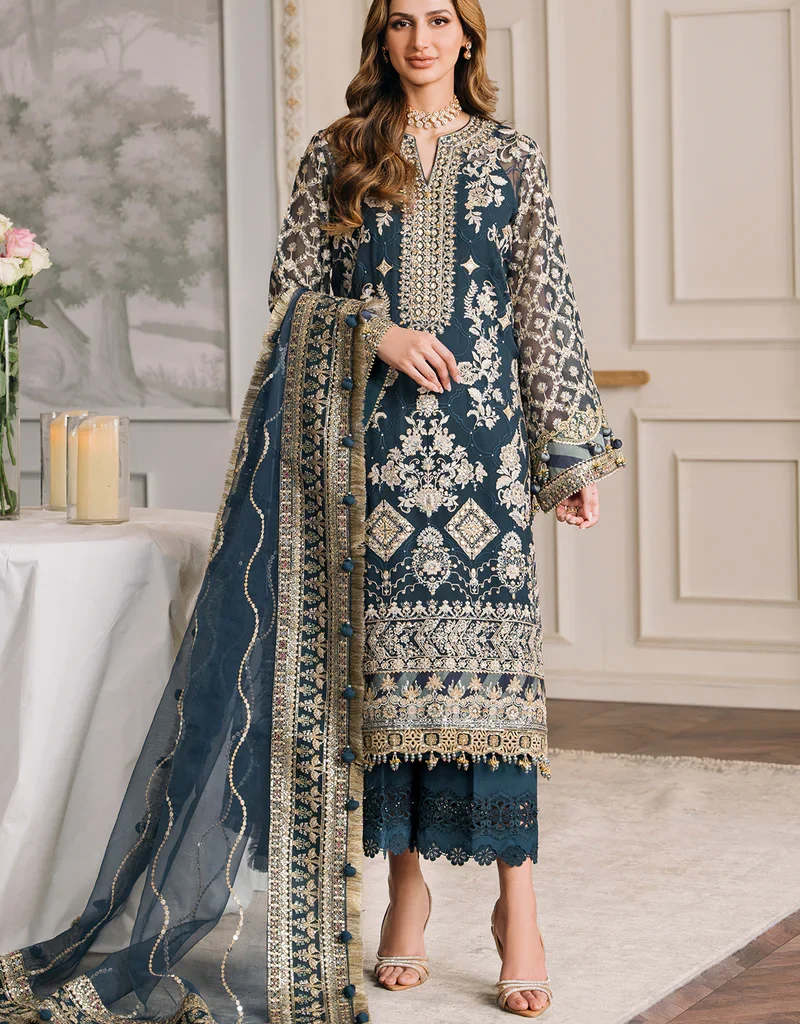 BAROQUE EMBROIDERED CHIFFON CH12-01 Latest Collection 2025