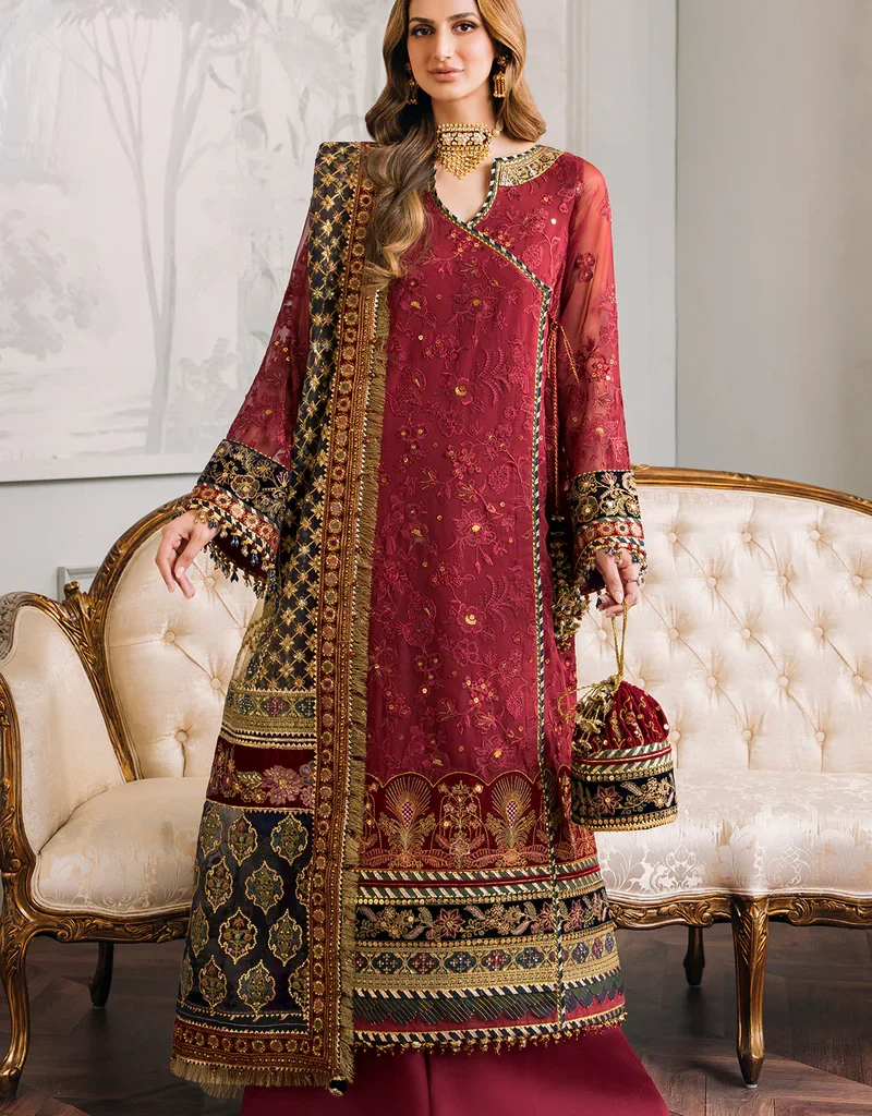 Alternative view of Baroque PK EMBROIDERED CHIFFON CH12-07 Party Wear Dress