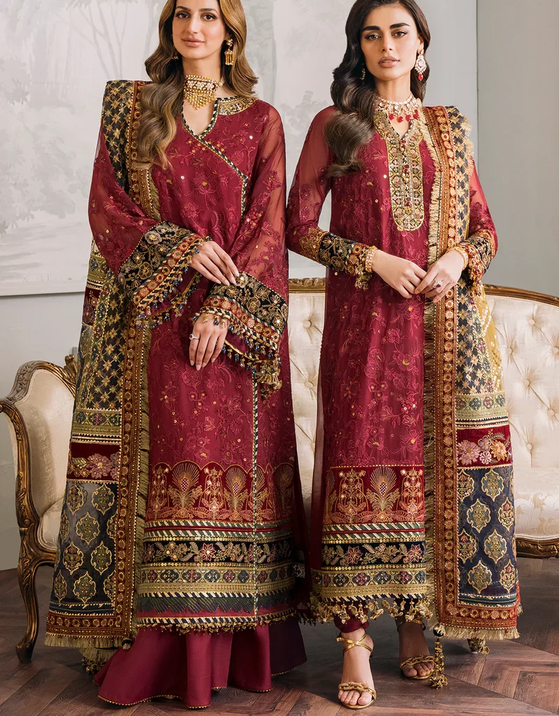 Baroque PK EMBROIDERED CHIFFON CH12-07 Party Wear Dress