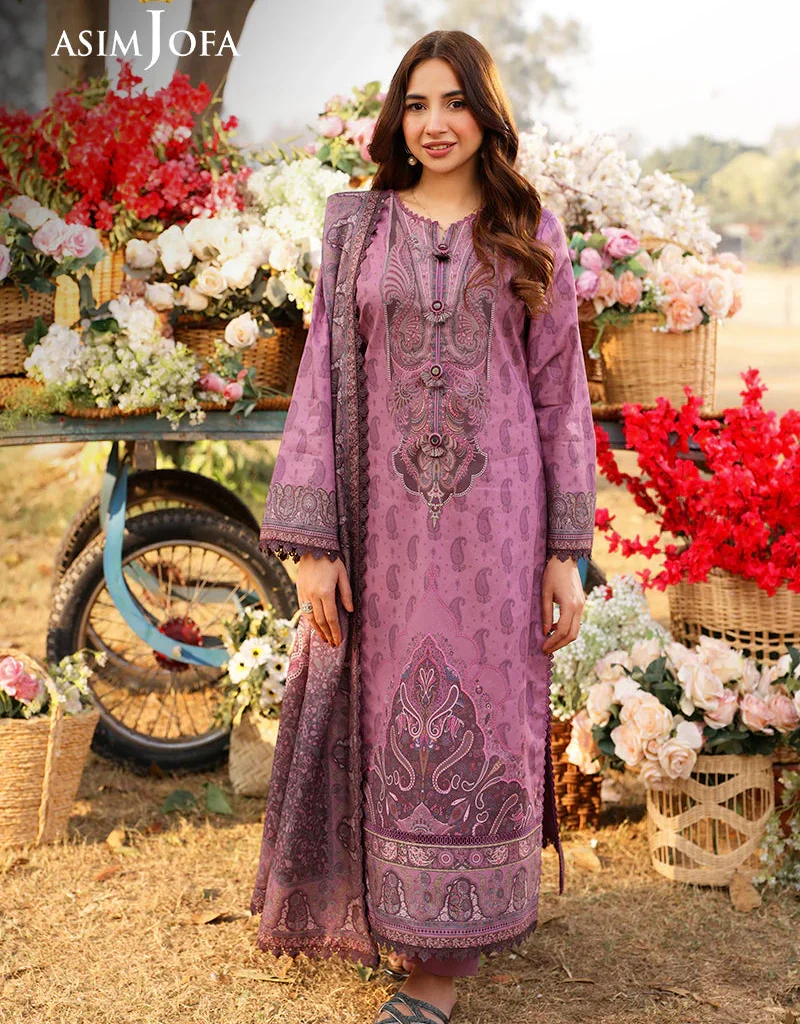 Asim Jofa AJGB-07 Lawn Printed Vol 4 Latest Collection 2024