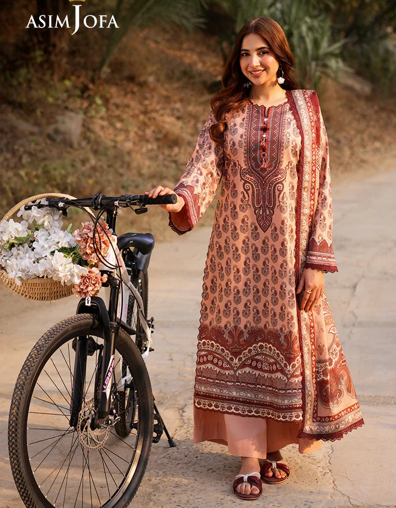 Asim Jofa AJGB-08 Lawn Printed Vol 4 Latest Collection 2024