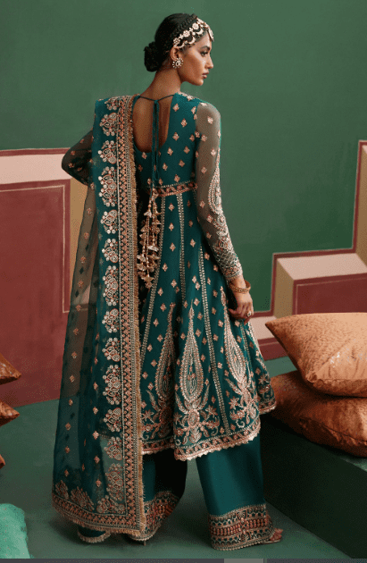 Alternative view of Dark Green Lehenga Latest WEEDING COLLECTION 2024