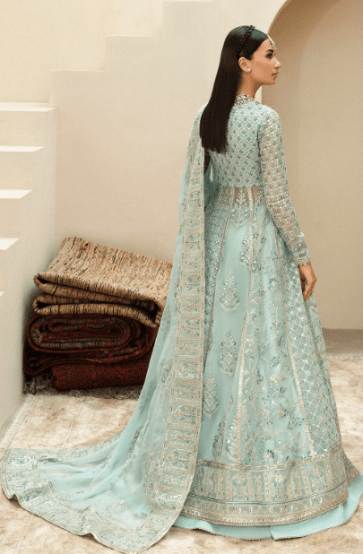 Alternative view of Ice Blue Maxi Dress Latest Weeding Collection 2025