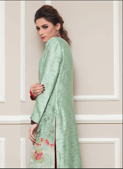 Alternative view of FORMAL WEAR CHIFFON EMBROIDERED 2 PCS DRESS