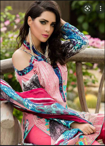 Alternative view of FORMAL WEAR LAWN EMBROIDERED SUIT