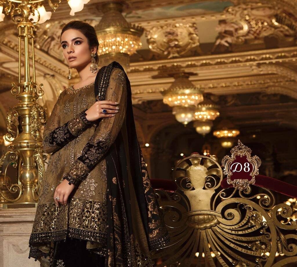 MARIA B BROWN CHIFFON COLLECTION