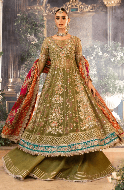 Maria B Embroidered BD2906 Latest Weeding Collection 2024