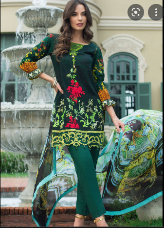 luxury lawn formal wear dress latest collection