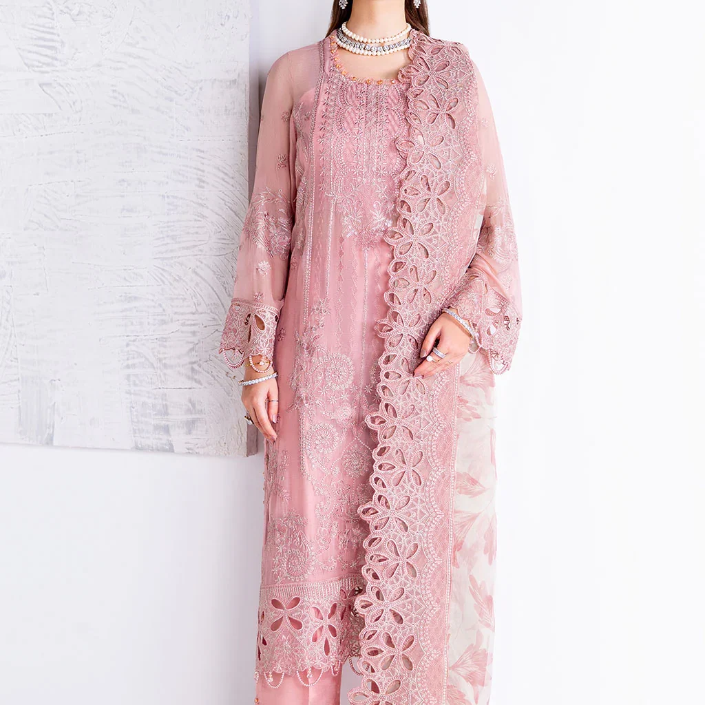 Premium Pakistani Chiffon Shalwar Kameez Sk005– Salai Karai Brand Exclusive