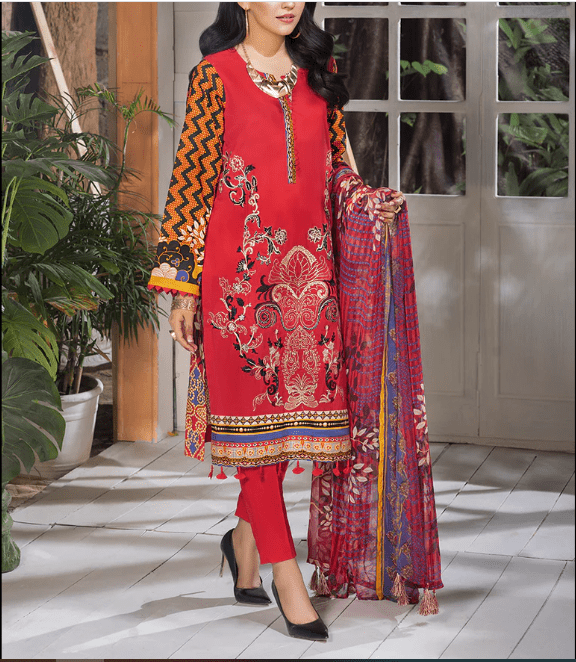 luxury embroidered lawn collection 2022