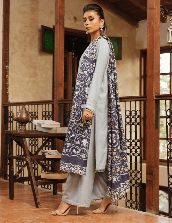 Alternative view of WINTER LEATHER PEACH FABRIC SALWAR KAMEEZ LATEST WINTER COLLECTION 6