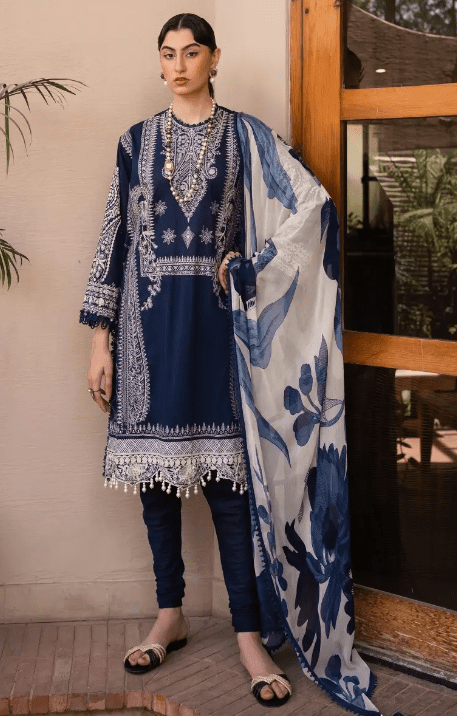 Sana Safinaz M232-019B-CJ Lawn Collection 2023