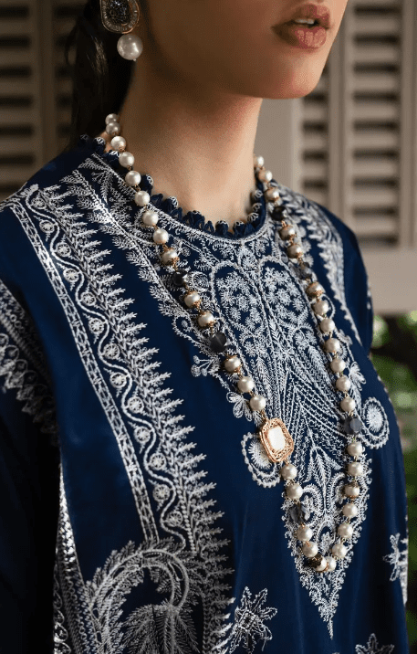 Alternative view of Sana Safinaz M232-019B-CJ Lawn Collection 2023